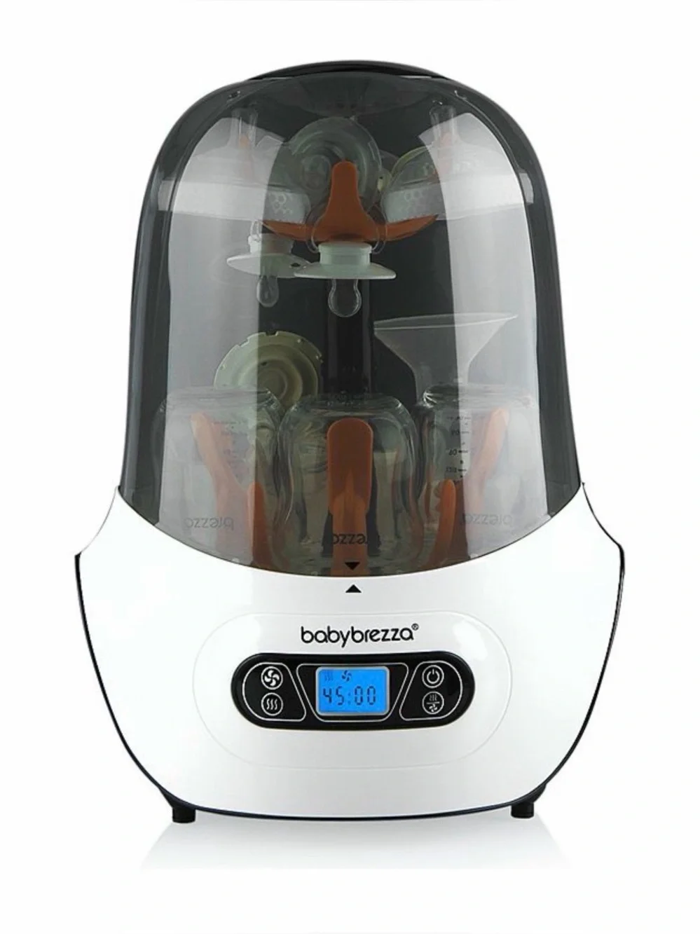White & Black Electric Baby Bottle Sterilizer
